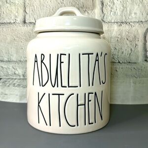 Rae Dunn Abuelita’s Kitchen Spanish Grandma Canister NWT